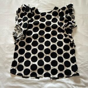 Who What Wear - Polka Dot Blouse - XS